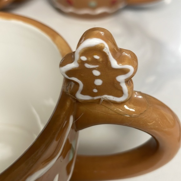 Set of 6 Gingerbread Man Figural Mugs, 18 Oz. - Picture 9 of 12